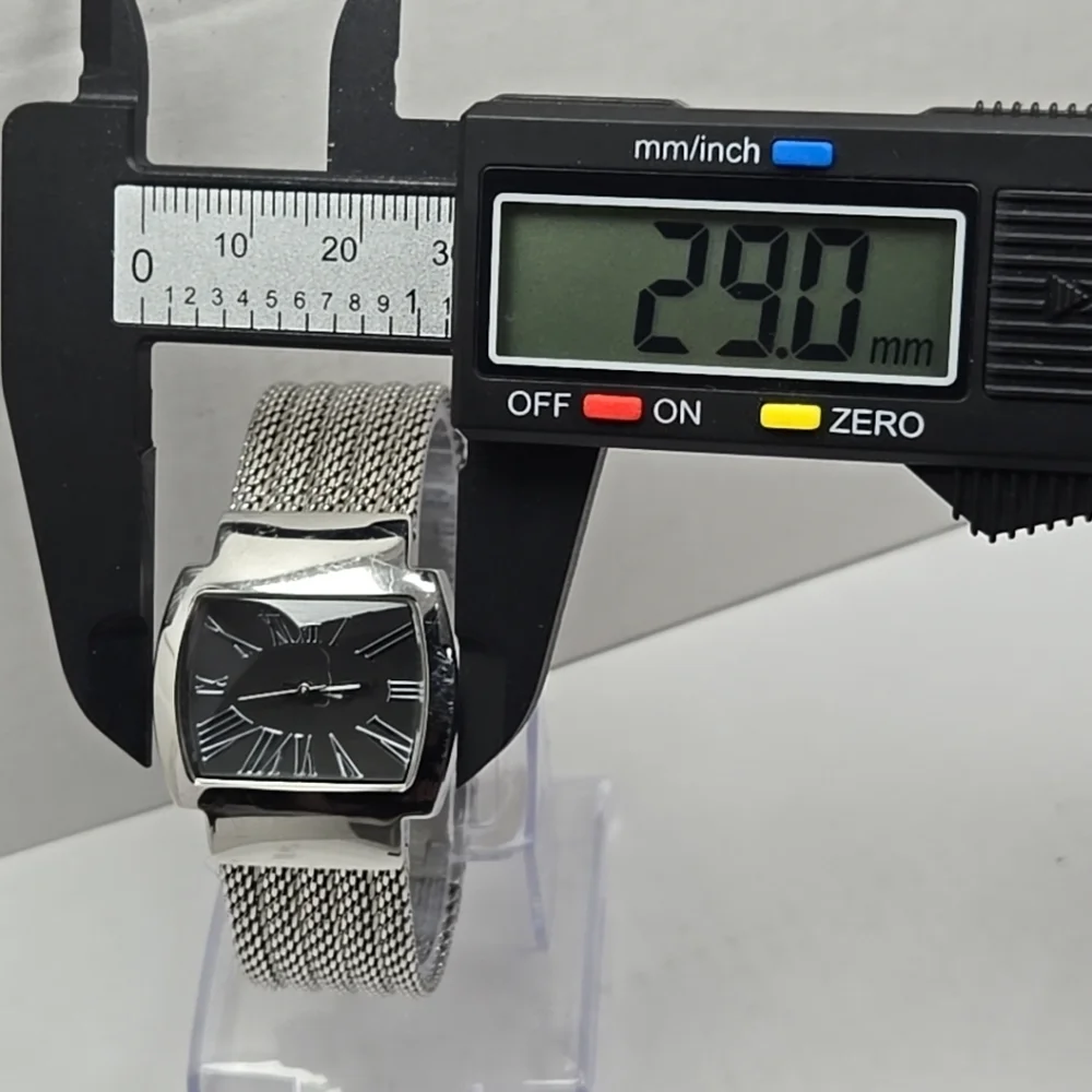 Womens Kenneth Cole New York Watch Silver Tone Stainless Mesh Band New Battery
